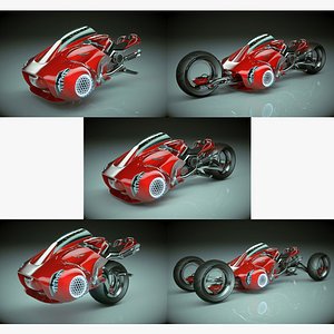 3D T Concept Bike 11 5 in 1 Collection model