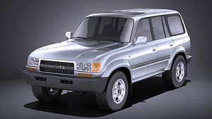 3D toyota land cruiser