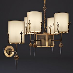 Chandelier and sconces Diego