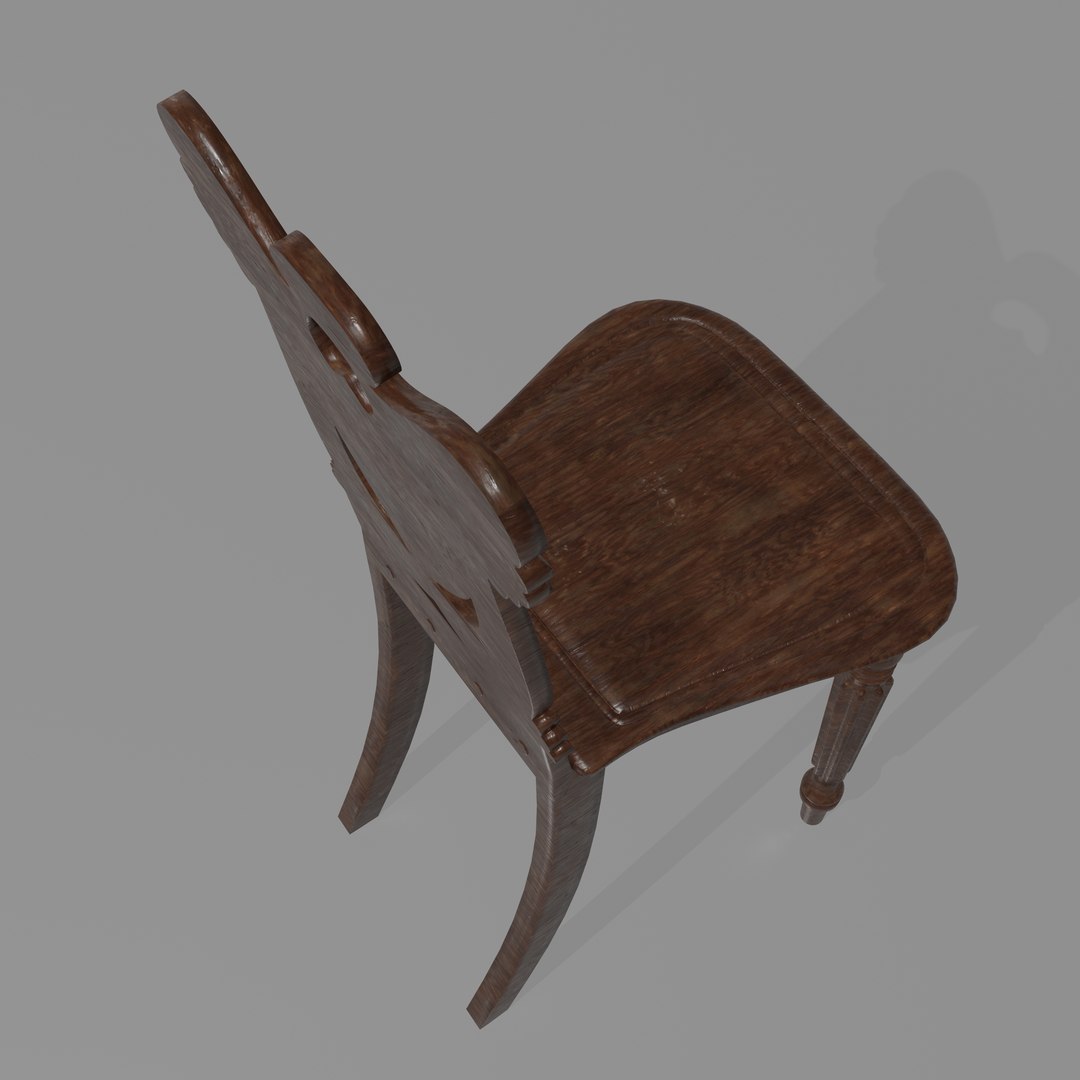 3D Regency Hall Chairs Model - TurboSquid 1897571