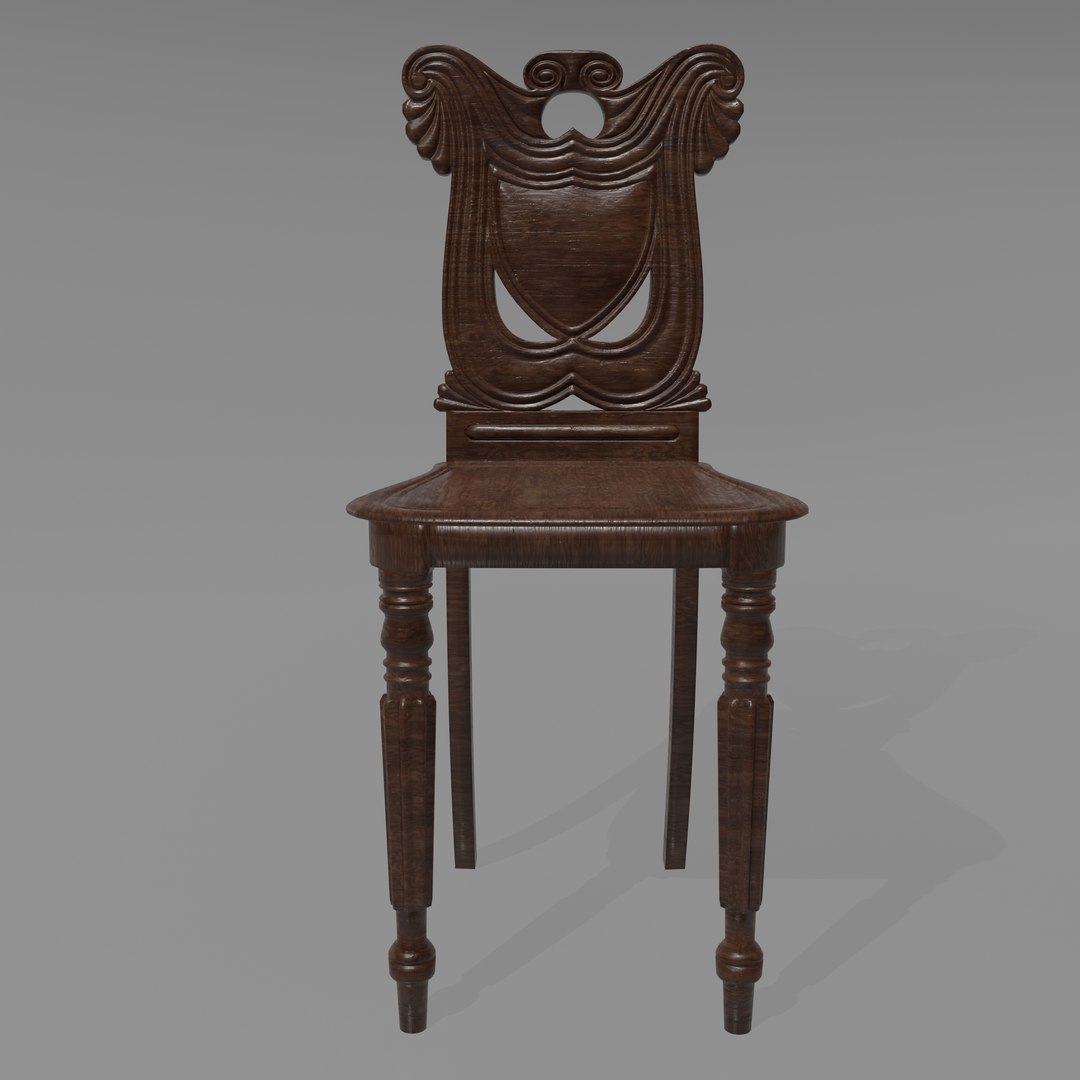3D Regency Hall Chairs Model - TurboSquid 1897571
