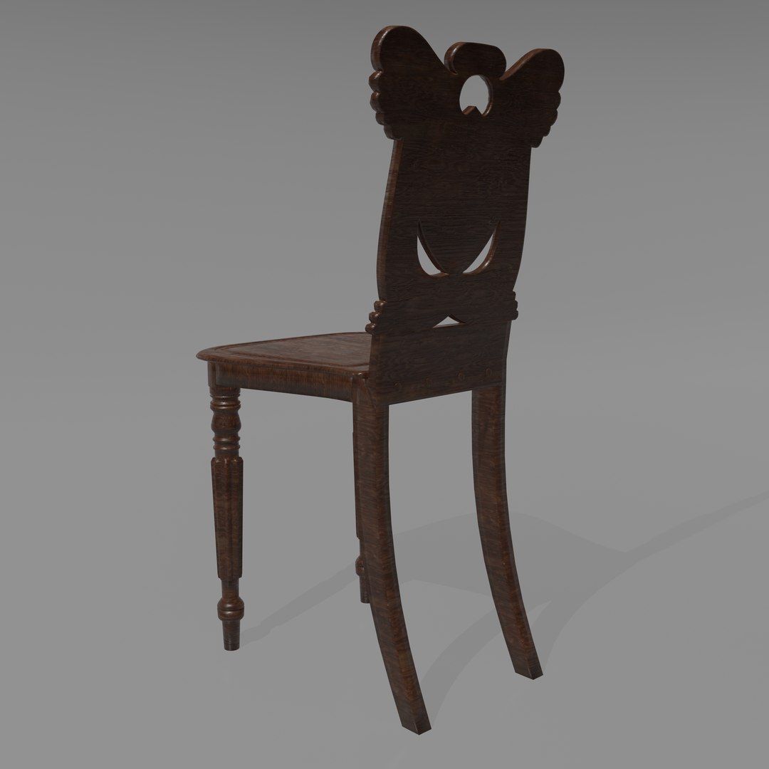 3D Regency Hall Chairs Model - TurboSquid 1897571
