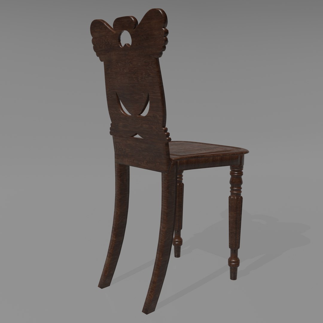 3D Regency Hall Chairs Model - TurboSquid 1897571
