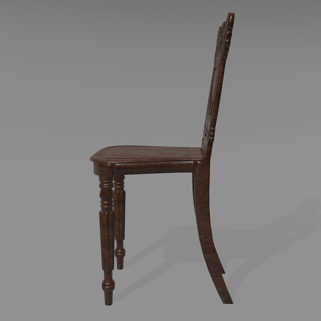 3D Regency Hall Chairs Model - TurboSquid 1897571