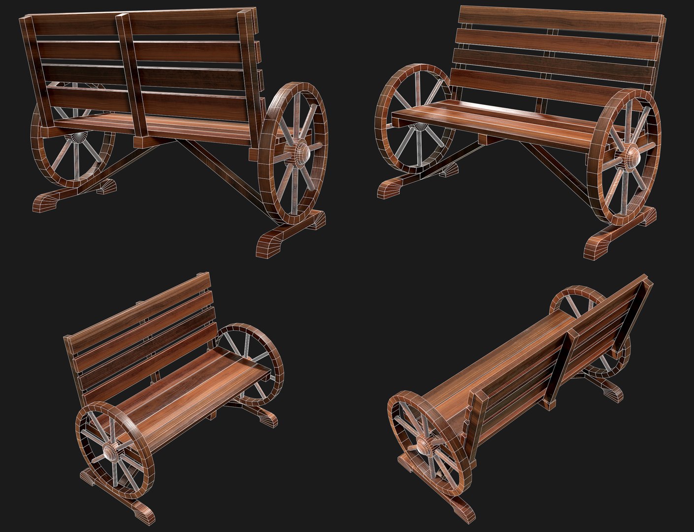 3D Model Garden Bench 1 - TurboSquid 2306943