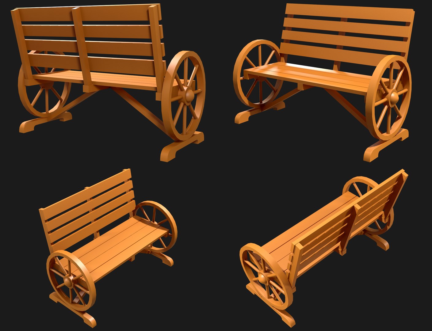 3D Model Garden Bench 1 - TurboSquid 2306943