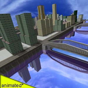 city buildings river max