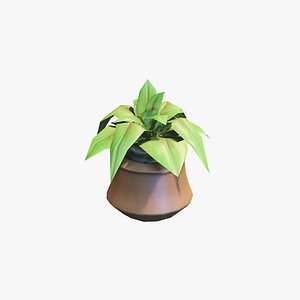 3D Stylized House Plant  26