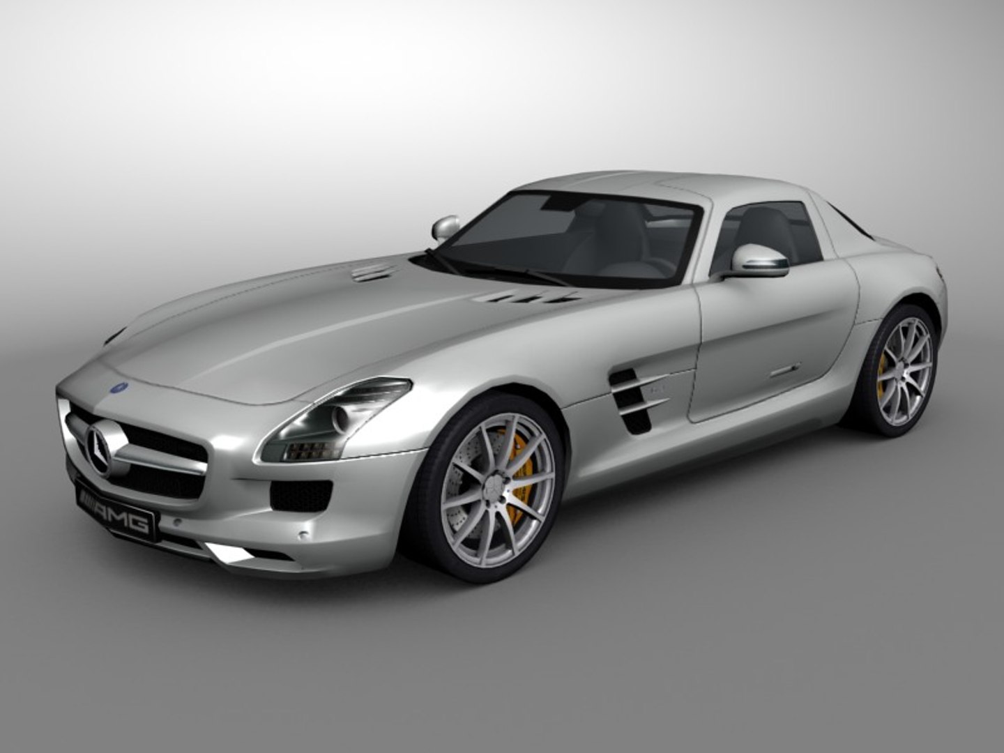 Mercedes Benz Sls Amg 3d Model