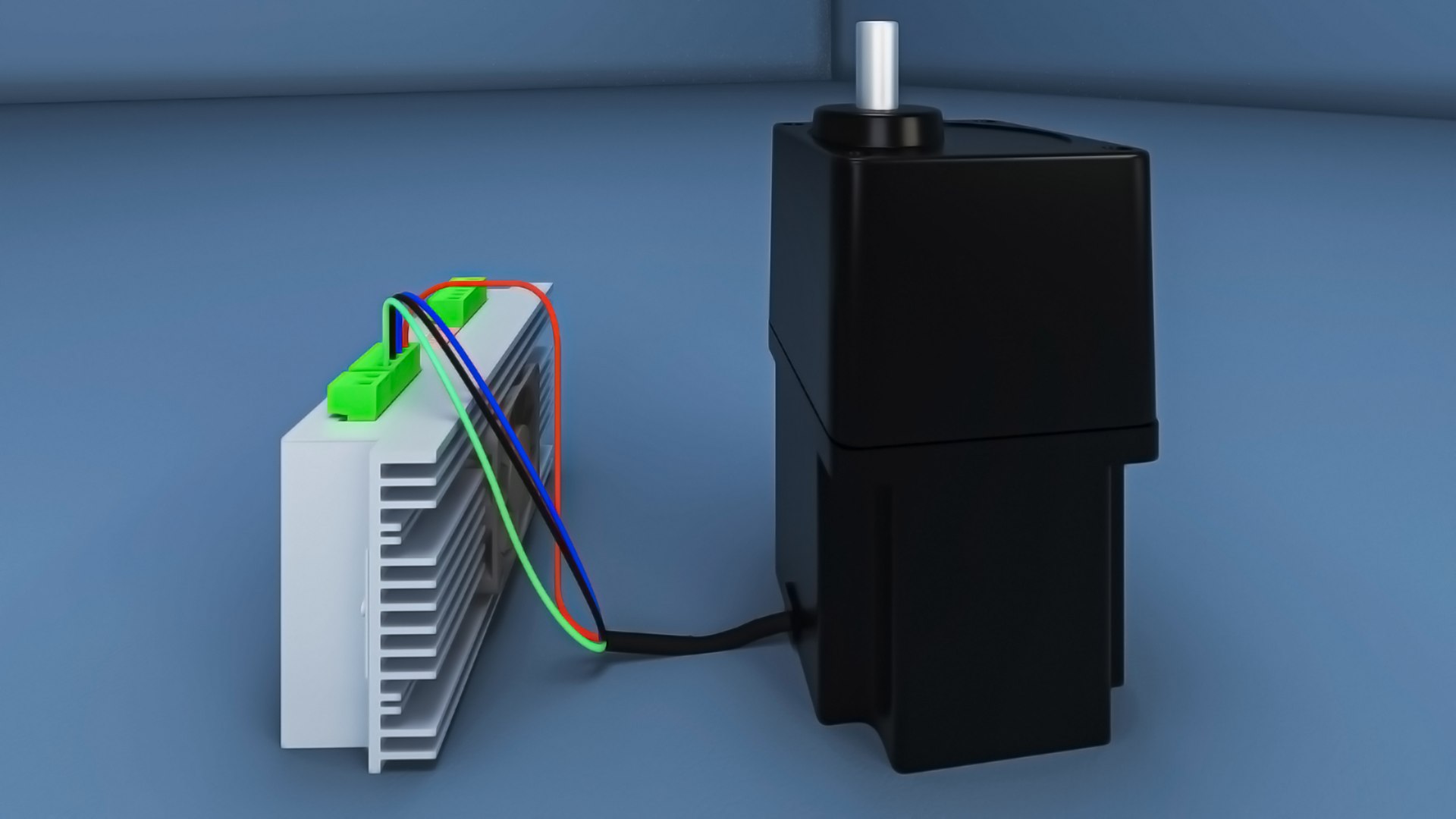 3D Driver And Stepper Motor Wiring - TurboSquid 2378557