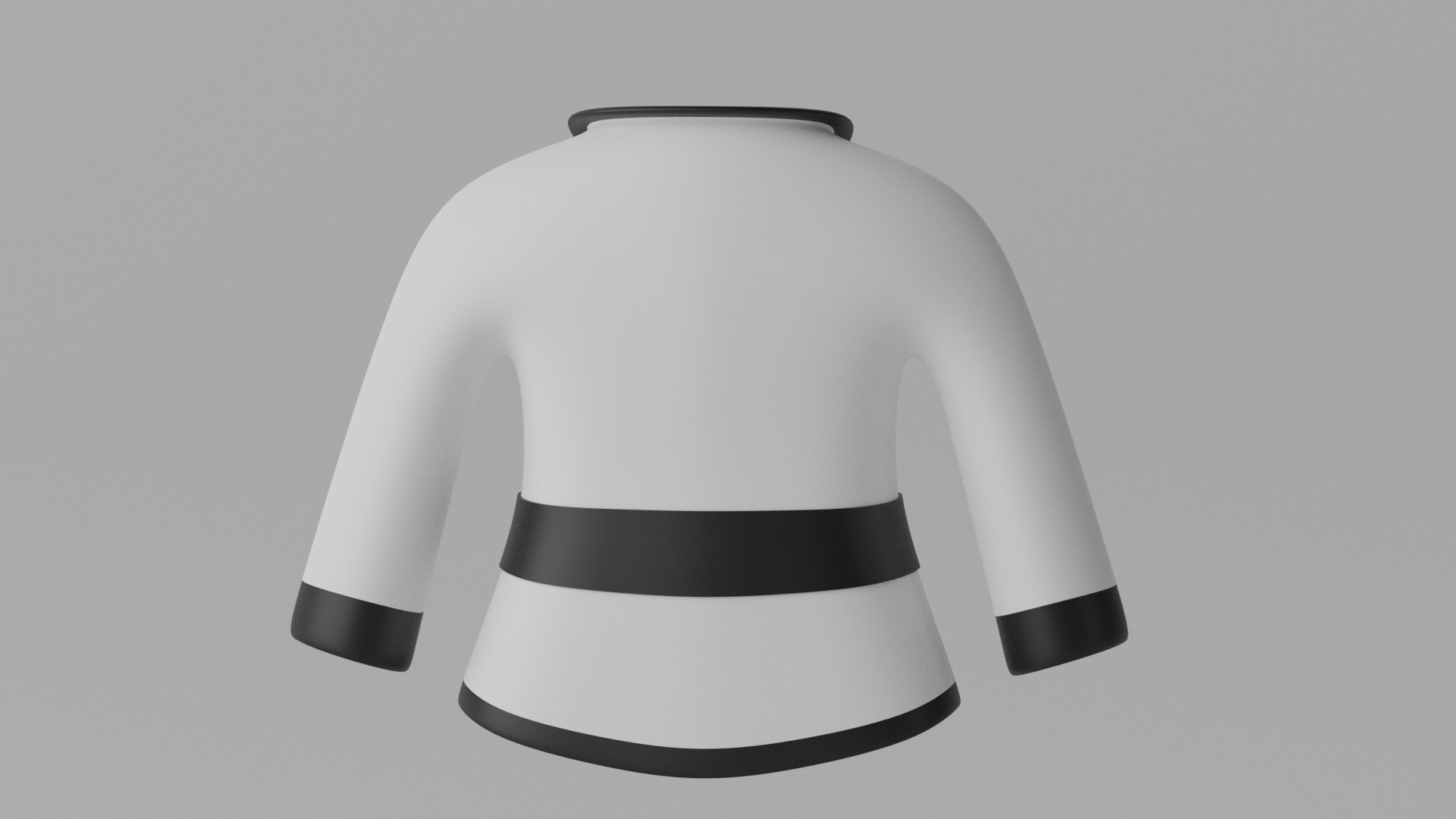 Japanese Karate Uniform Suit 3D Model - TurboSquid 2186693