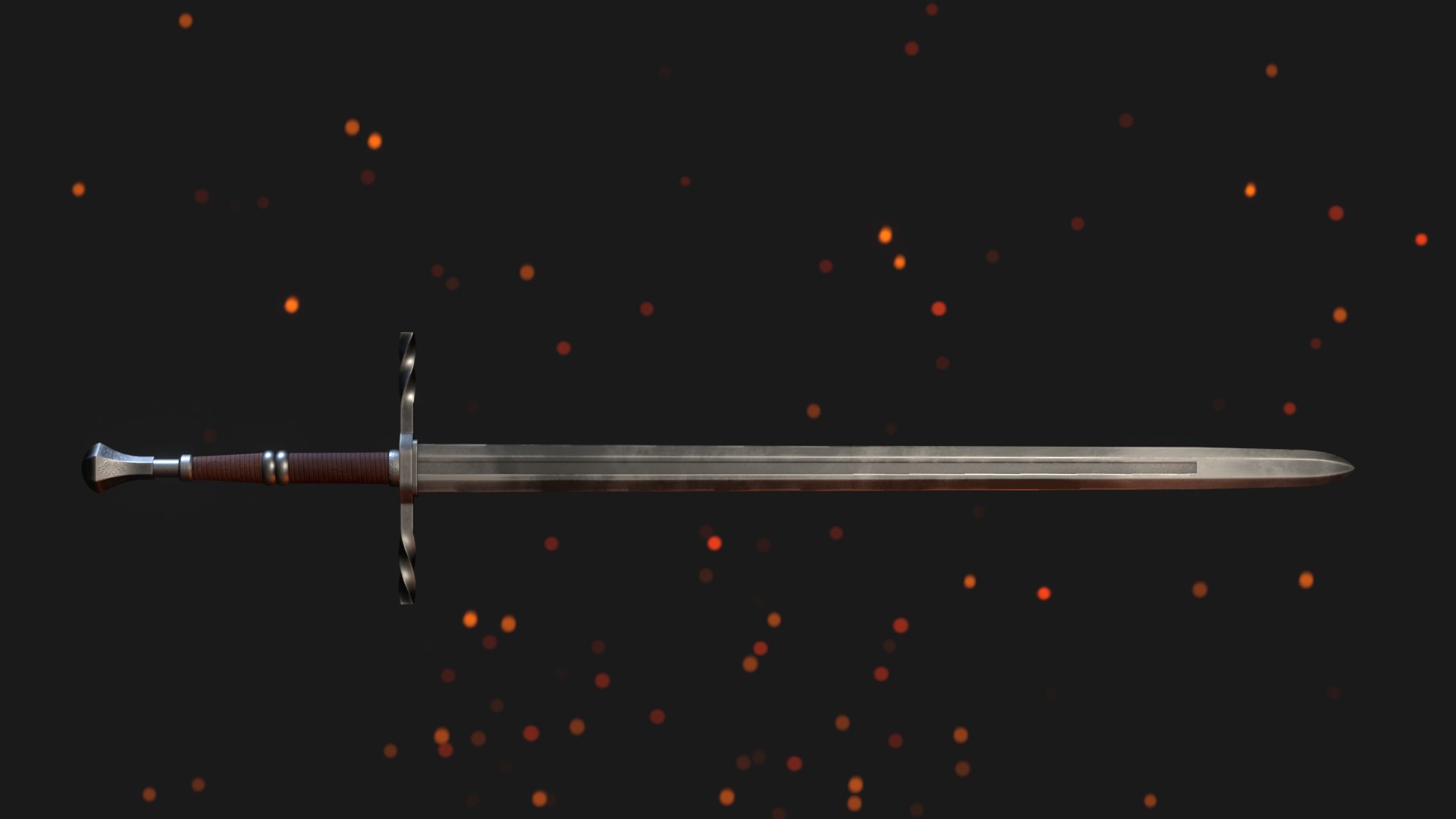 Medieval Longsword 3D Model - TurboSquid 1876374