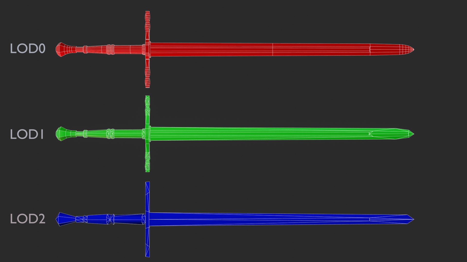 Medieval Longsword 3D Model - TurboSquid 1876374