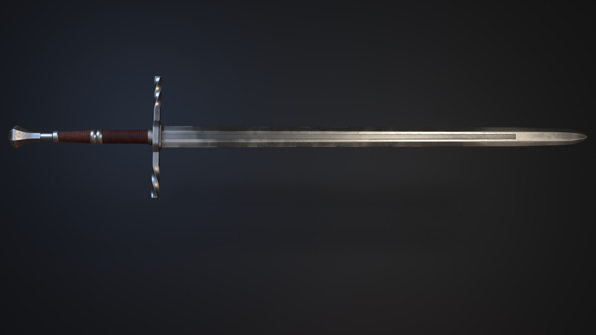 Medieval Longsword 3D Model - TurboSquid 1876374