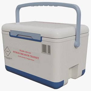 3D Organ Transplant Cooler 1A model