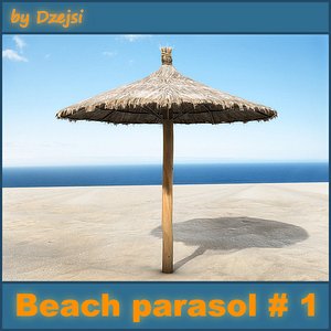 beach parasol 3D model