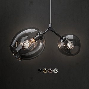 branching bubble 3D model