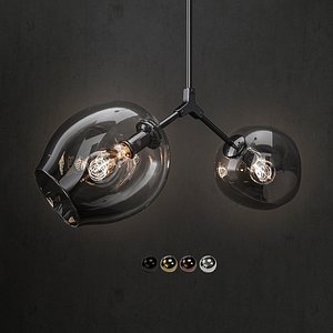 Branching bubble 2 lamps