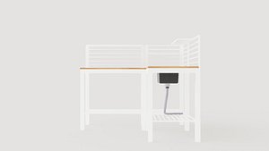 3D model Ellos outdoor kitchen