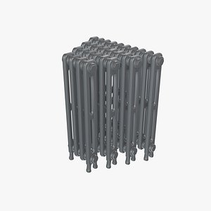 Classic Cast Iron Radiator 2C Collection 3D model