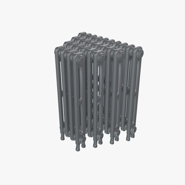 modèle 3D de Radiateur en fonte classique collection 2C - TurboSquid ...