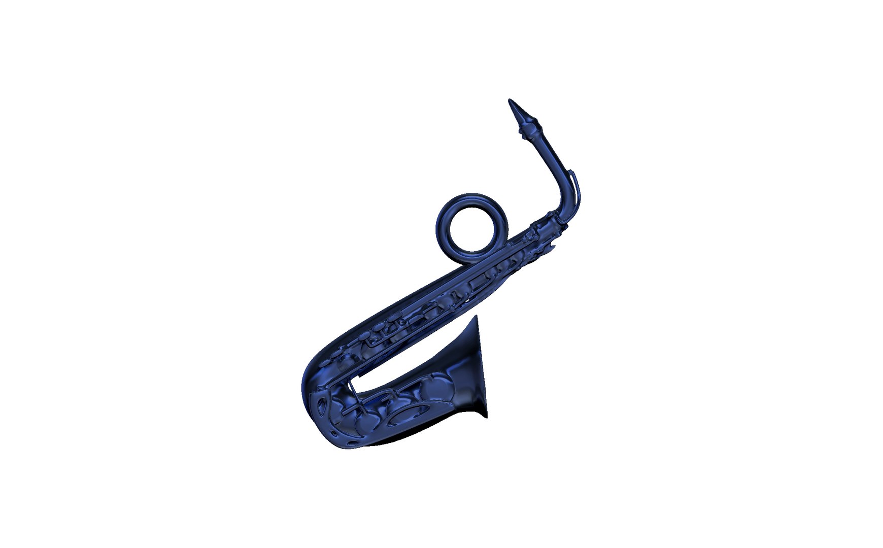 Marcapáginas 3D Saxofón Artgame - Diseño Original, Para Libros Y Agendas