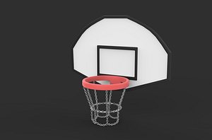 3D model Basketball hoop 3D model
