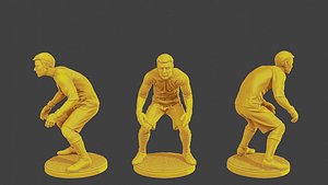 3D Soccer Player SP 028