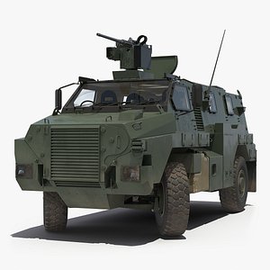 bushmaster protected infantry vehicle 3D model