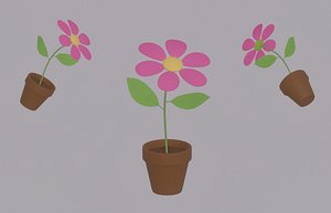 Flower in a Pot model