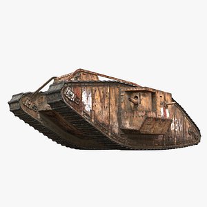 mark iv wwi tank model
