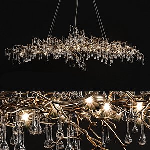3D chandelier serip bijout