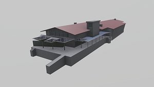 German shopping center Feneberg Game Ready PBR with LODs