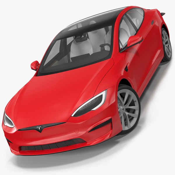 Tesla Model S Plaid Rigged 3D model