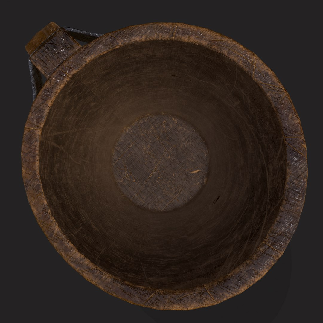 Rustic Wooden Beer Pitcher 3D Model - TurboSquid 1916018