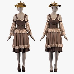 dress-hat model