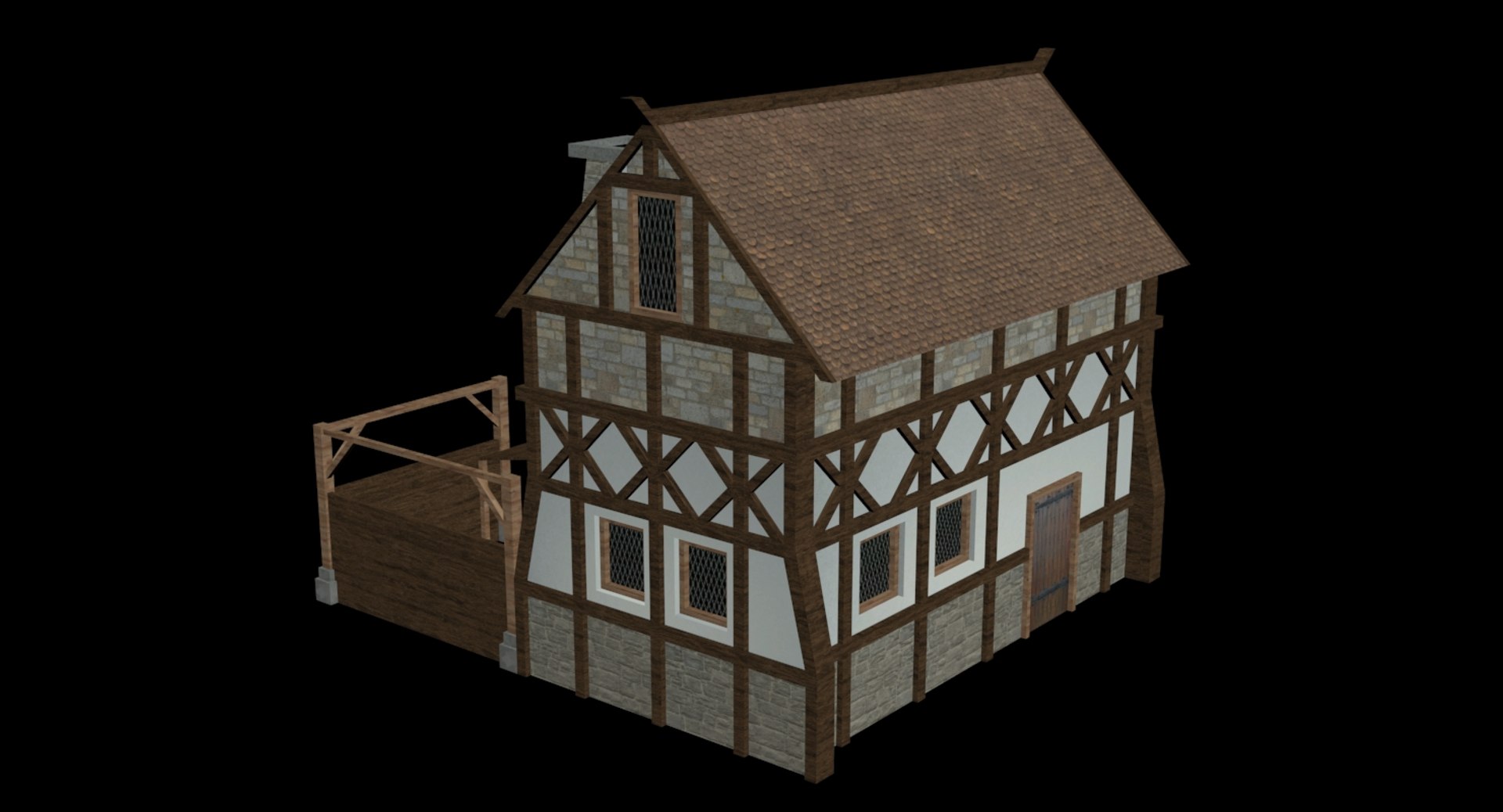 Medieval Smithy Model - TurboSquid 1409422