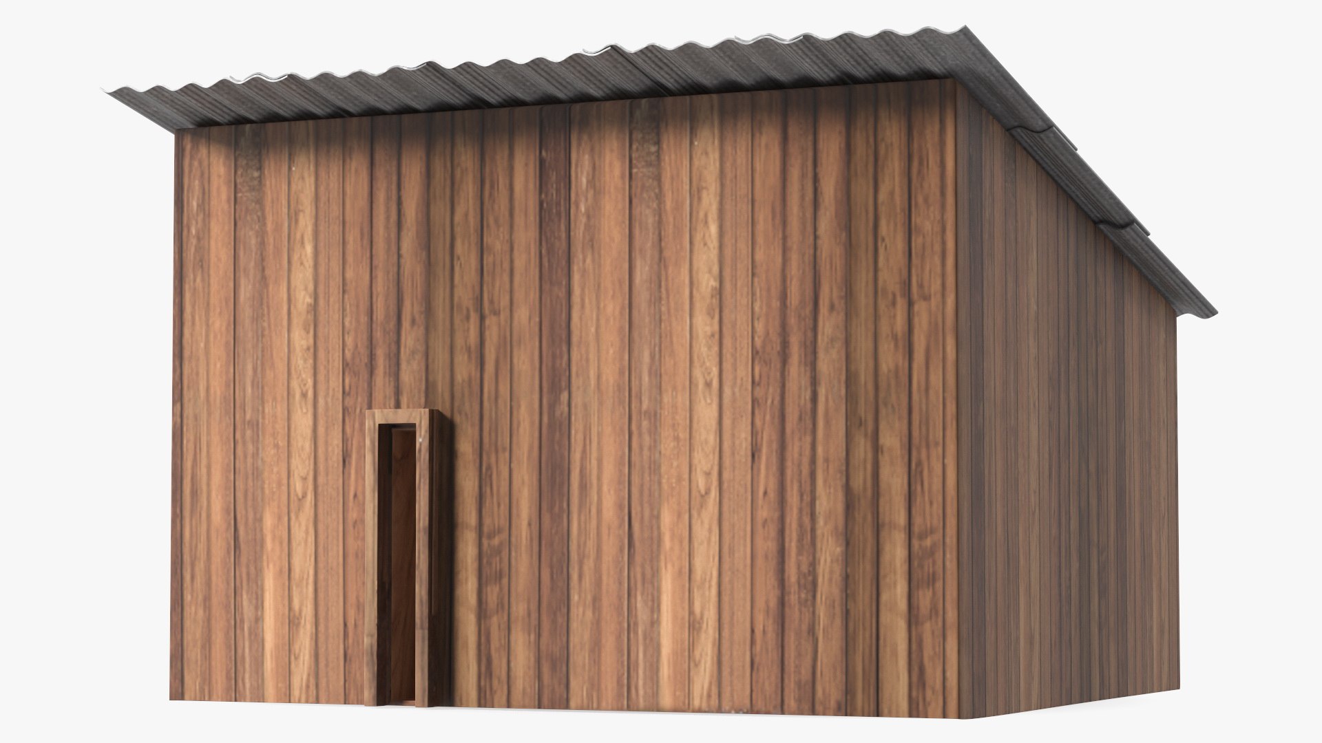 Wooden Antique Barn 3D model preview