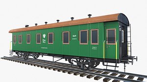 2-axle passenger wagon PBR