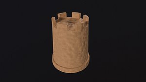 Beach sand tower