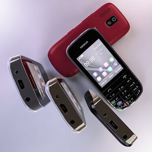 3d nokia asha 202 cellphone