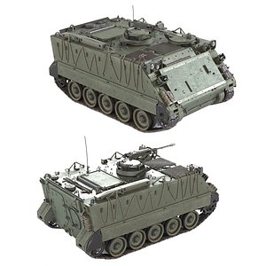 M113 Armored Personnel Carrier APC 3D model
