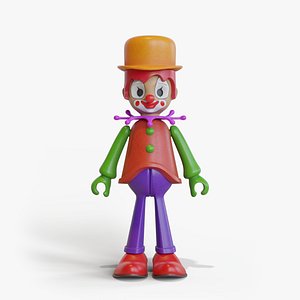 3D clown toy