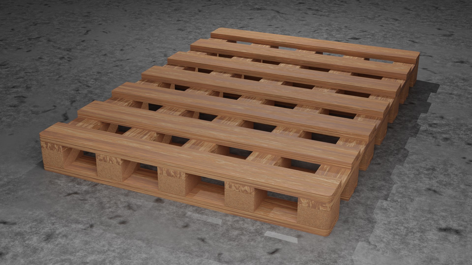 Pallet model - TurboSquid 2100418