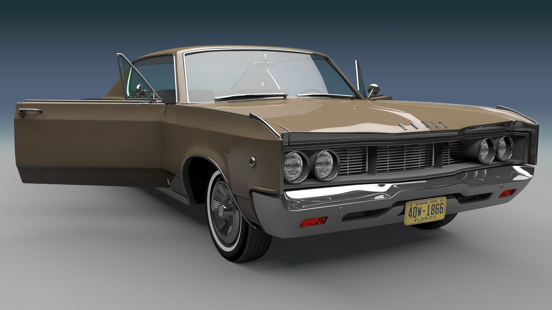 3D Model Coupe Dodge Polara - TurboSquid 1583660