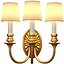 Gold sconce in a classic style MARINER wall lamp Light 3D model