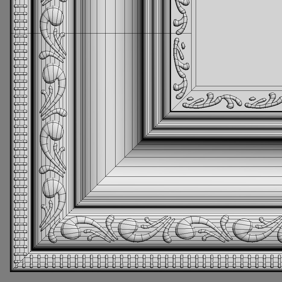 frame picture 3d model