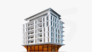 Residential small geometrical building SG1