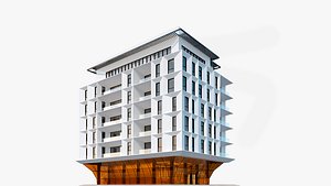Residential small geometrical building SG1