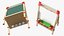 Kids Wooden Whiteboard 38 Inches